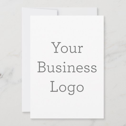 Invitation de logo d'entreprise personnalisée (Devant)