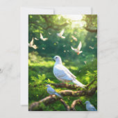 Invitation de l'Oiseau blanc dans la Forêt verte (Devant)