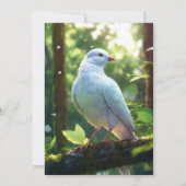 Invitation de l'Oiseau blanc dans la Forêt verte (Dos)