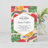 Invitation de l'Oiseau du Paradis tropical de la D (Debout devant)