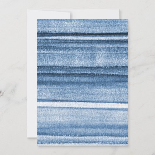 Invitation de l'Ombre couleur bleu marine (Devant)