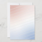 Invitation de l'Ombre du Parti Révélateur de genre (Dos)