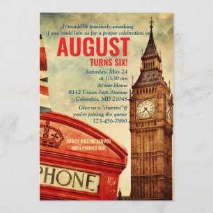 Invitation de Londres