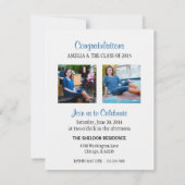 Invitation de l'Open House pour un diplôme de char (Dos)