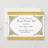 Invitation de l'or VIP (Dos)