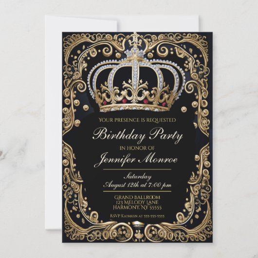 Invitation de l'organisme de la Couronne du Parti (Devant)