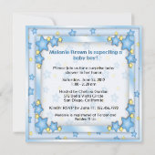 Invitation de l'Ours de Panda Bleu (Dos)