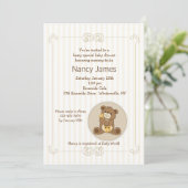 Invitation de l'ours en peluche (Debout devant)