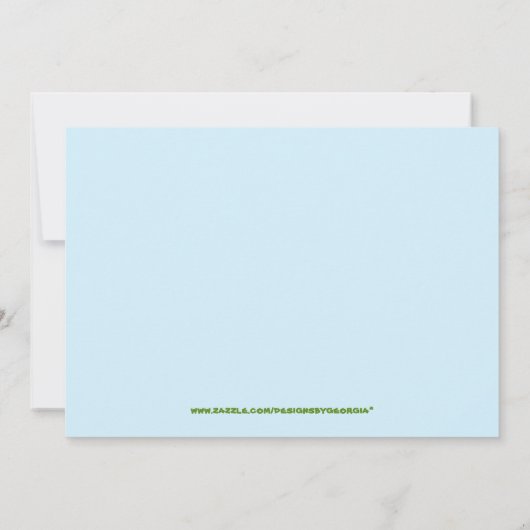 Invitation de Luau (Dos)