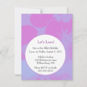 Invitation de Luau (Dos)