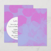 Invitation de Luau (Devant / Derrière)