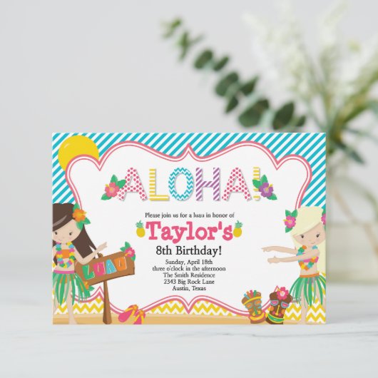 Invitation de Luau (Debout devant)