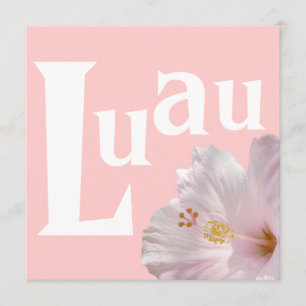 Invitation de Luau