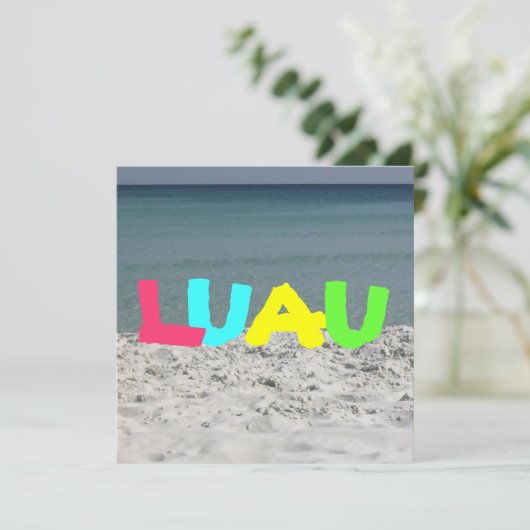 Invitation de Luau (Debout devant)