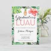 Invitation de Luau de fin d'études au thème tropic (Debout devant)