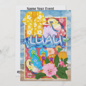 Invitation de Luau par SRF (Devant / Derrière)