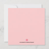 Invitation de Luau Tropical (Dos)