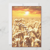 Invitation de Lughnasadh à des vagues de blé (Dos)