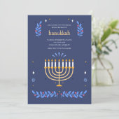 Invitation de Lumière de Hanukkah (Debout devant)
