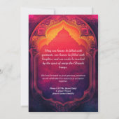 Invitation de lumière éternelle (Dos)