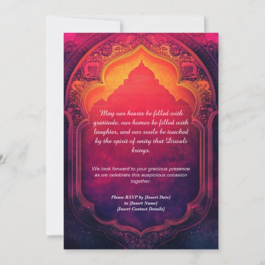 Invitation de lumière éternelle (Dos)