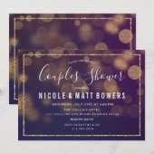 Invitation de Lumières de Mariage (Devant / Derrière)