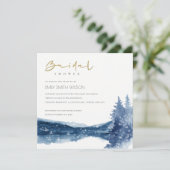 INVITATION DE LUNCHE DE MARIÉE AU LAC BLUE MOUNTAI (Debout devant)