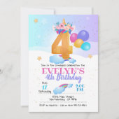 Invitation de l'Unicorne, 4e anniversaire de l'Uni (Devant)