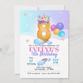 Invitation de l'Unicorne, 8e anniversaire de l'Uni (Devant)