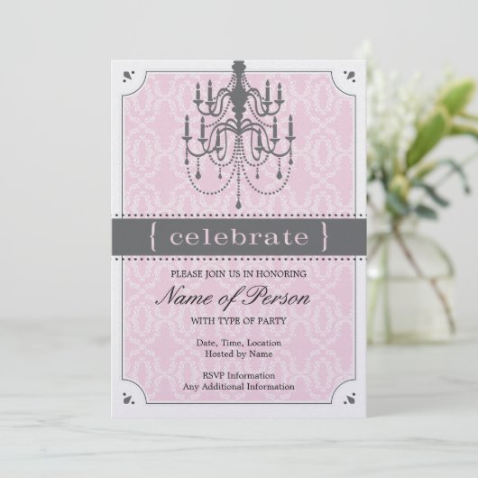 Invitation de lustre (Debout devant)