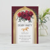Invitation de luxe au Derby du Kentucky Arche doré (Debout devant)