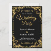 Invitation de luxe Mariage-Gifte (Devant)