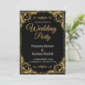 Invitation de luxe Mariage-Gifte (Debout devant)