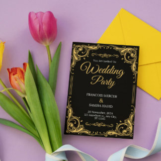 Invitation de luxe Mariage-Gifte