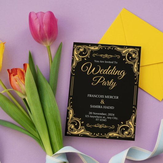 Invitation de luxe Mariage-Gifte