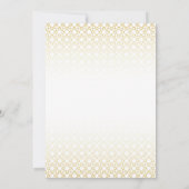 Invitation de luxe pour Iftar avec motif arabesque (Dos)