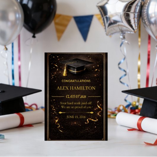Invitation de Luxe pour la Remise des Diplômes Mod