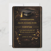 Invitation de Luxe pour la Remise des Diplômes Mod (Devant)