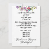 Invitation de luxe pour les invités de Talons haut (Dos)