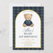 Invitation de luxe préparatoire pour le 1er annive (Devant)