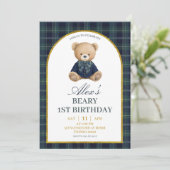 Invitation de luxe préparatoire pour le 1er annive (Debout devant)