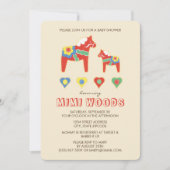 Invitation de Lycka Till Baby shower (Devant)