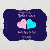 invitation de m. & mrs hearts (Devant / Derrière)