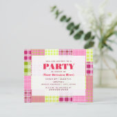 Invitation de Madras à une soirée de patchwork (Debout devant)