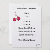 Invitation de magasin de soda - SRF (Dos)