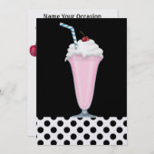 Invitation de magasin de soda - SRF (Devant / Derrière)