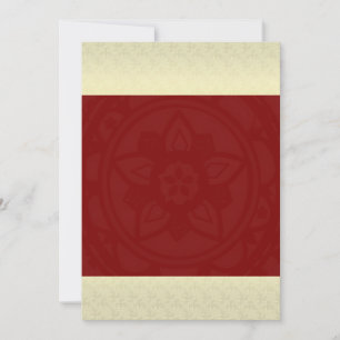 Invitation de Mandala de Mariage Indien