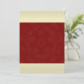 Invitation de Mandala de Mariage Indien (Debout devant)