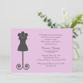 Invitation de mannequin de mode (Debout devant)