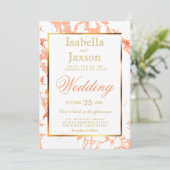 Invitation de marbre bracelet, or et blanc (Debout devant)